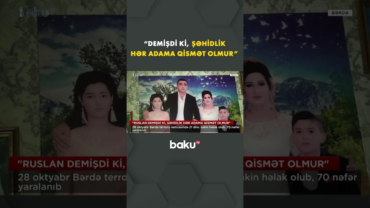 Həlak olanların yaxınları Bərdə terroru barədə danışdı - Baku TV