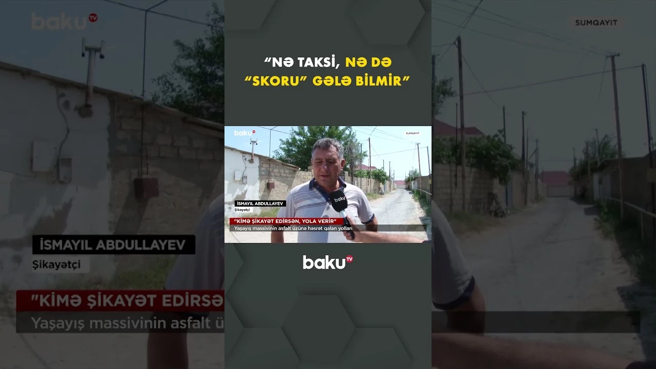 “Qurd dərəsi” sakinləri şikayətə qalxdı - Baku TV