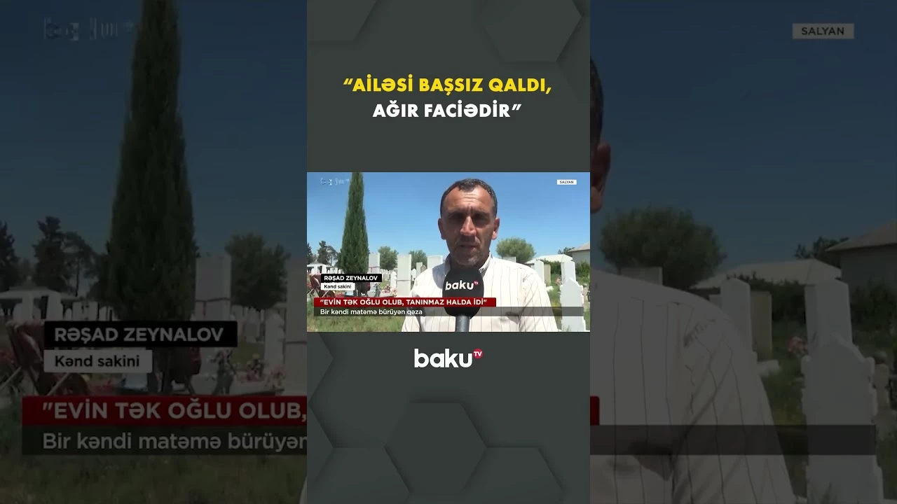 Kənd sakinlərini şoka salan ağır qəza - Baku TV