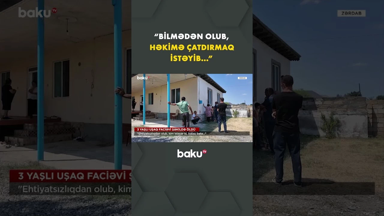 Mərhumun nənəsi qan ağladı - Baku TV