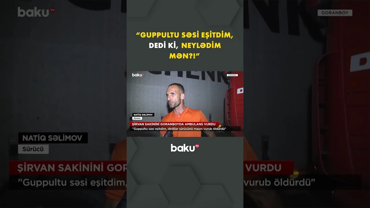 Goranboyda dəhşətli qəza | Şirvan sakini faciəvi şəkildə öldü - Baku TV