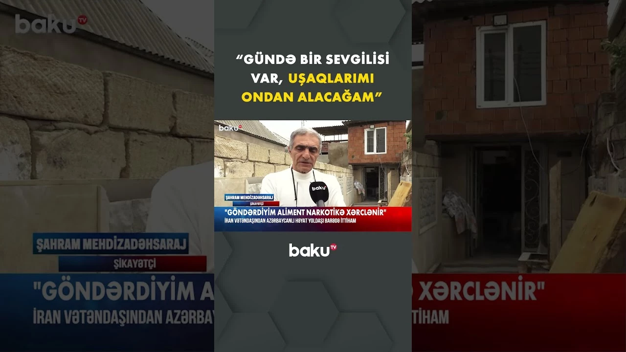 Göndərdiyim aliment narkotikə xərclənir | İran vətəndaşı həyat yoldaşını ittiham etdi - Baku TV