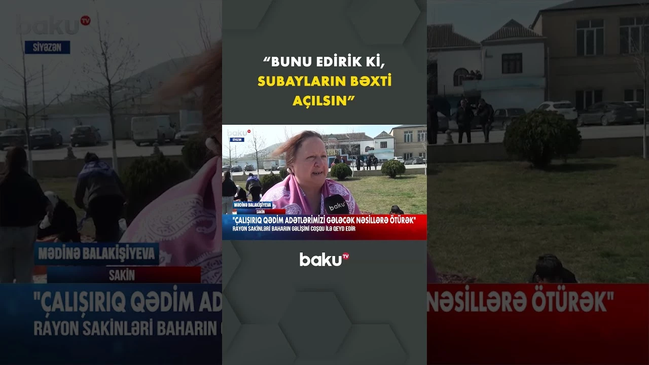 Qədim adətləri yaşadan sakinlərin bayram coşqusu - Baku TV