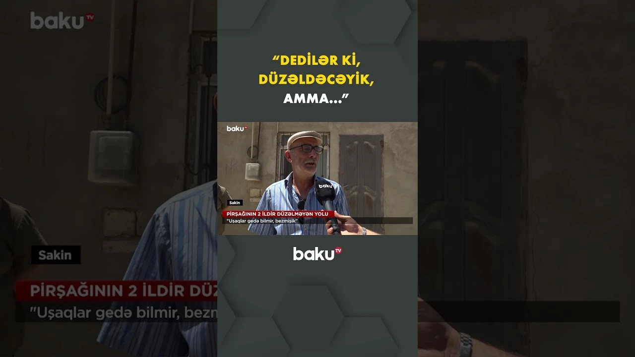 Yol dərdi çəkməkdən təngə gələn əhali - Baku TV