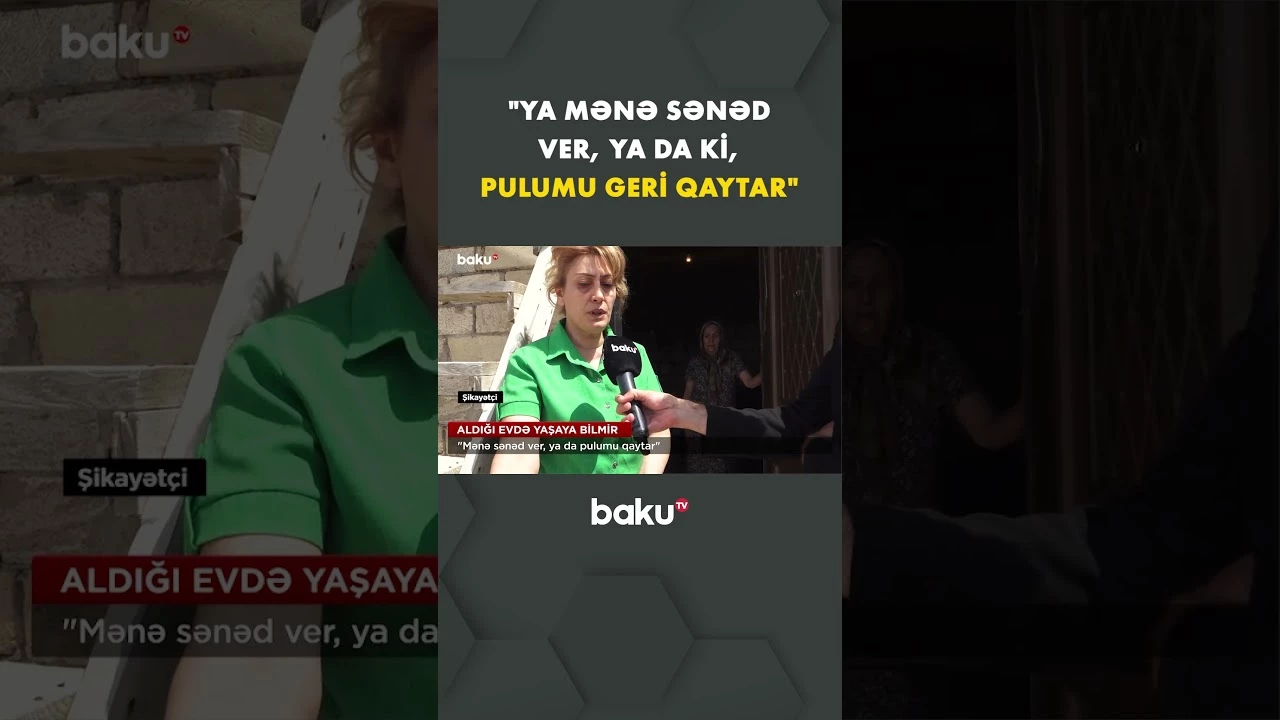 Evə qaz çəkilib, amma sənəd problemi ortaya çıxıb - Baku TV