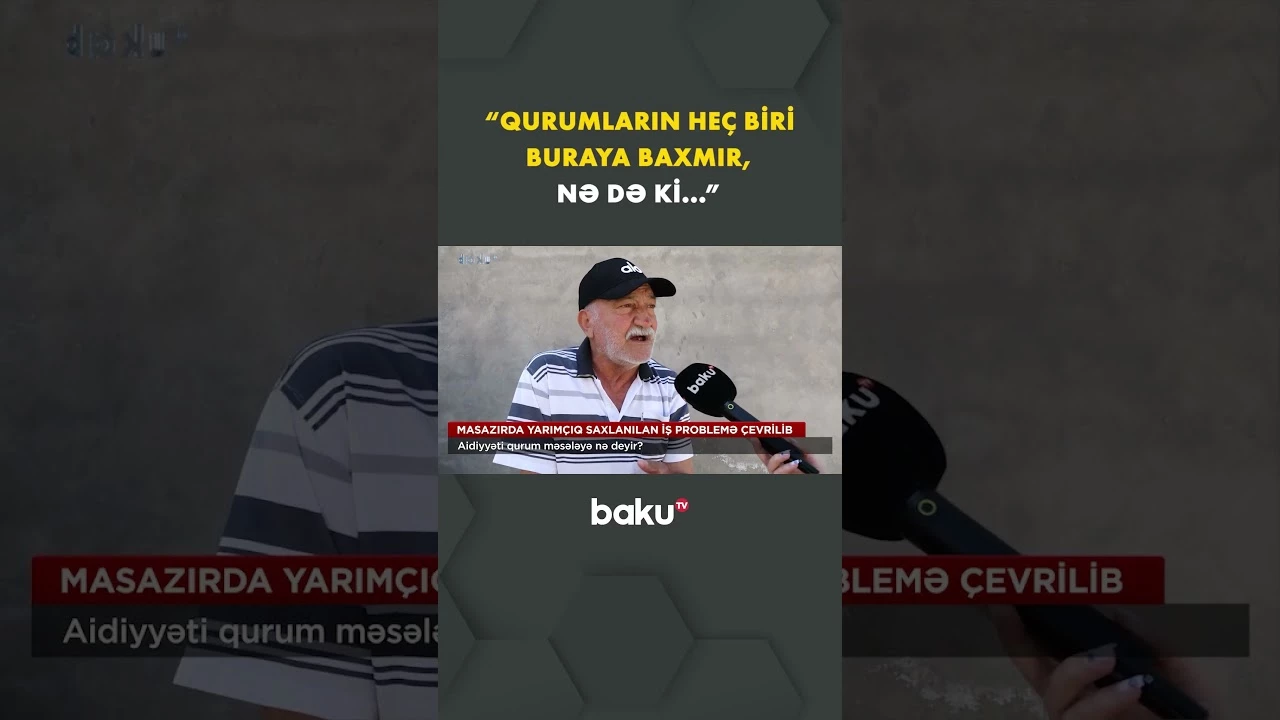 Masazır sakinləri təngə gəldi - Baku TV