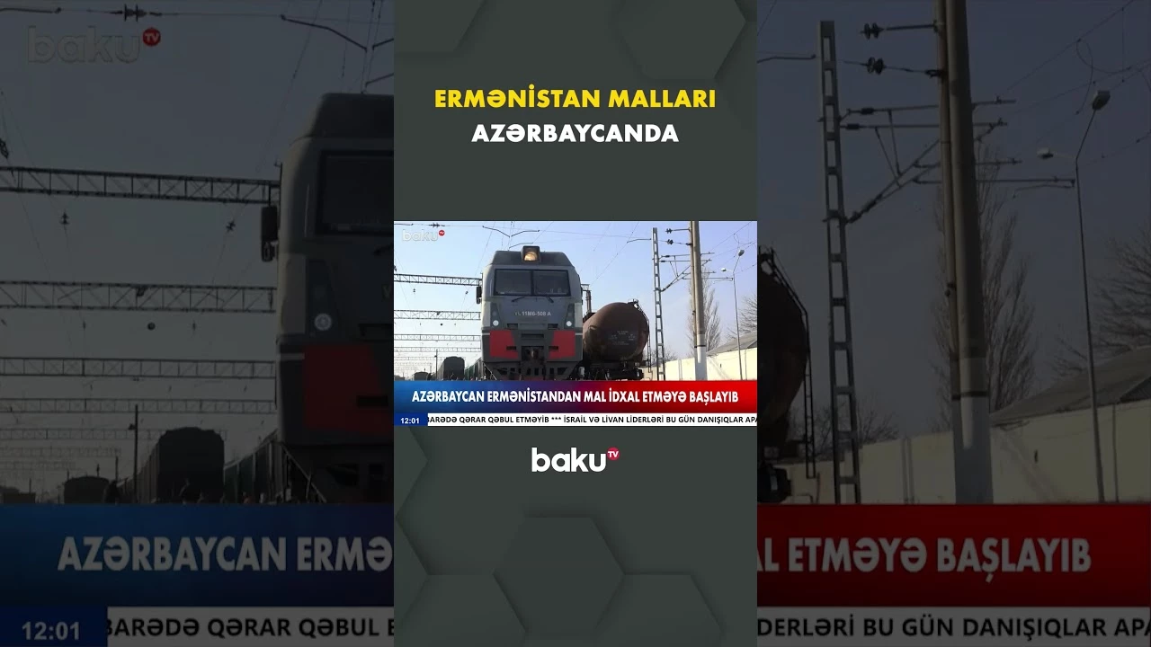 Azərbaycan Ermənistandan mal idxalına başlayıb - Baku TV