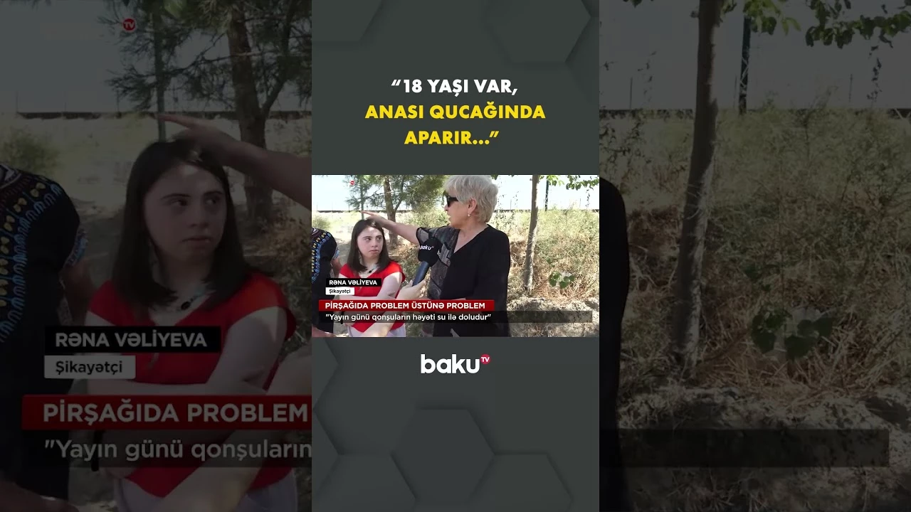 Pirşağı sakinləri boğaza yığıldı - Baku TV