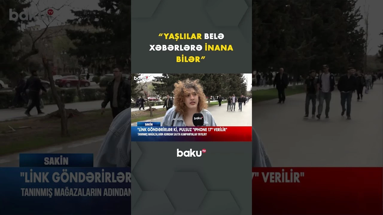 Sakinlərin canına qorxu salan link - Baku TV