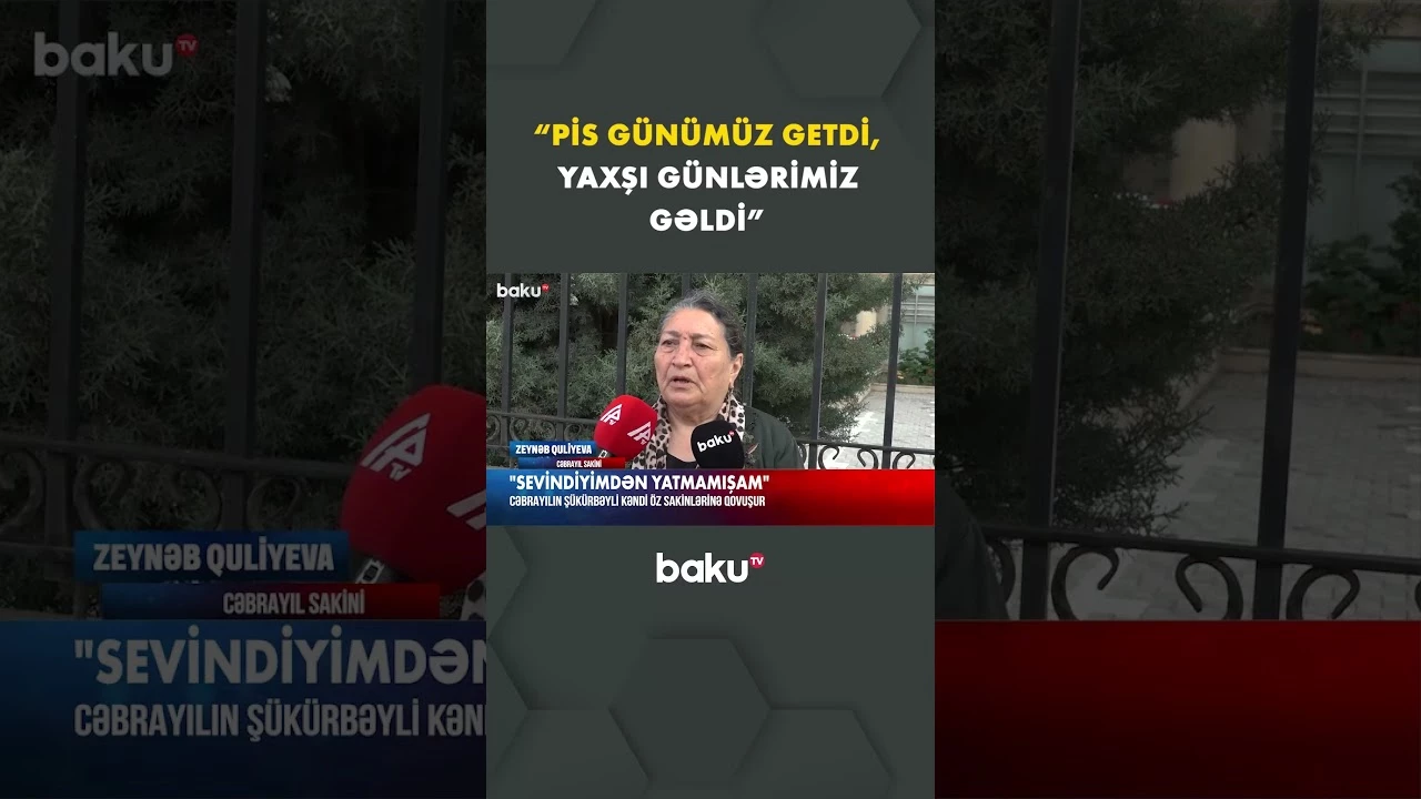 Şükürbəyli kəndi öz sakinlərinə qovuşur - Baku TV