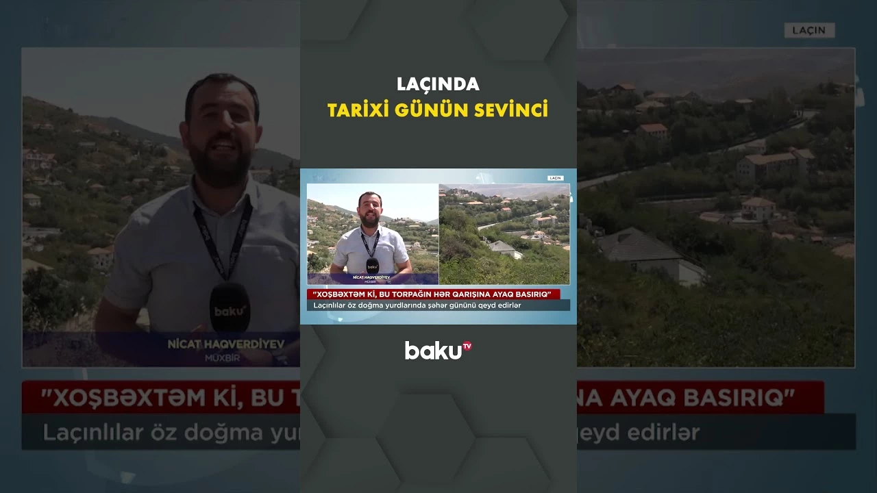 Laçınlılar şəhər gününü qeyd edirlər - Baku TV
