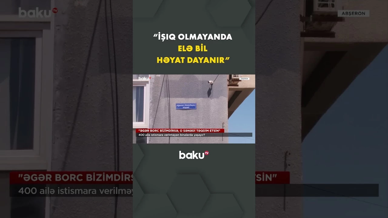 MTK və sakinlər arasında qarşıdurma - Baku TV