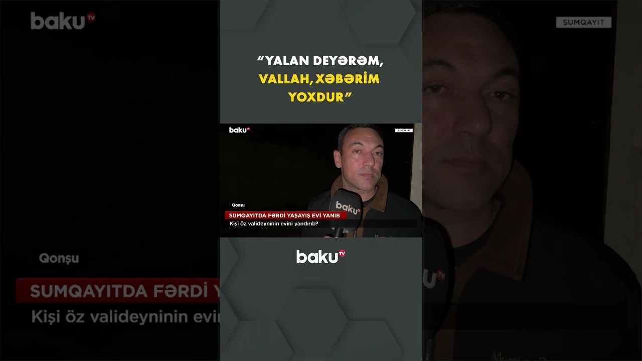 Sumqayıt sakini danışdı - Baku TV