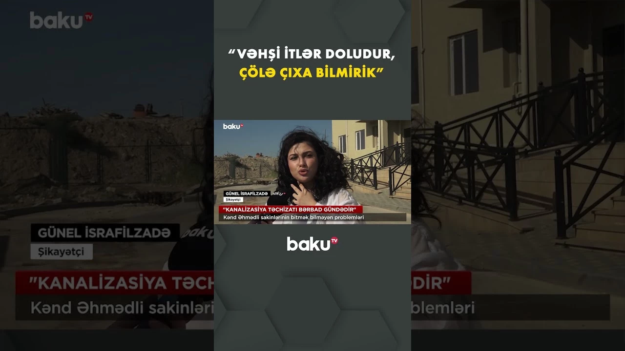 Çarəsiz sakin danışdı - Baku TV
