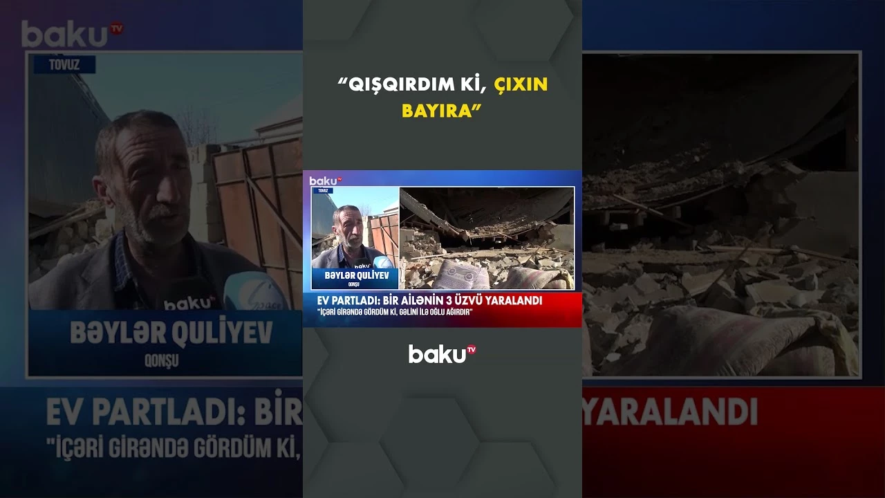 Qonşu dəhşətli hadisədən danışdı - Baku TV