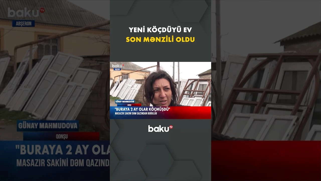 Masazır sakini dəm qazından boğularaq həyatını itirdi - Baku TV