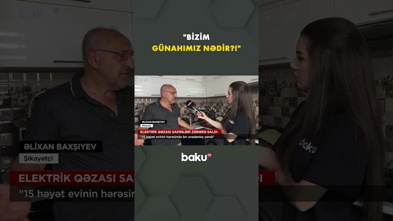 Sakinlər əlacsız vəziyyətdə qalıb - Baku TV