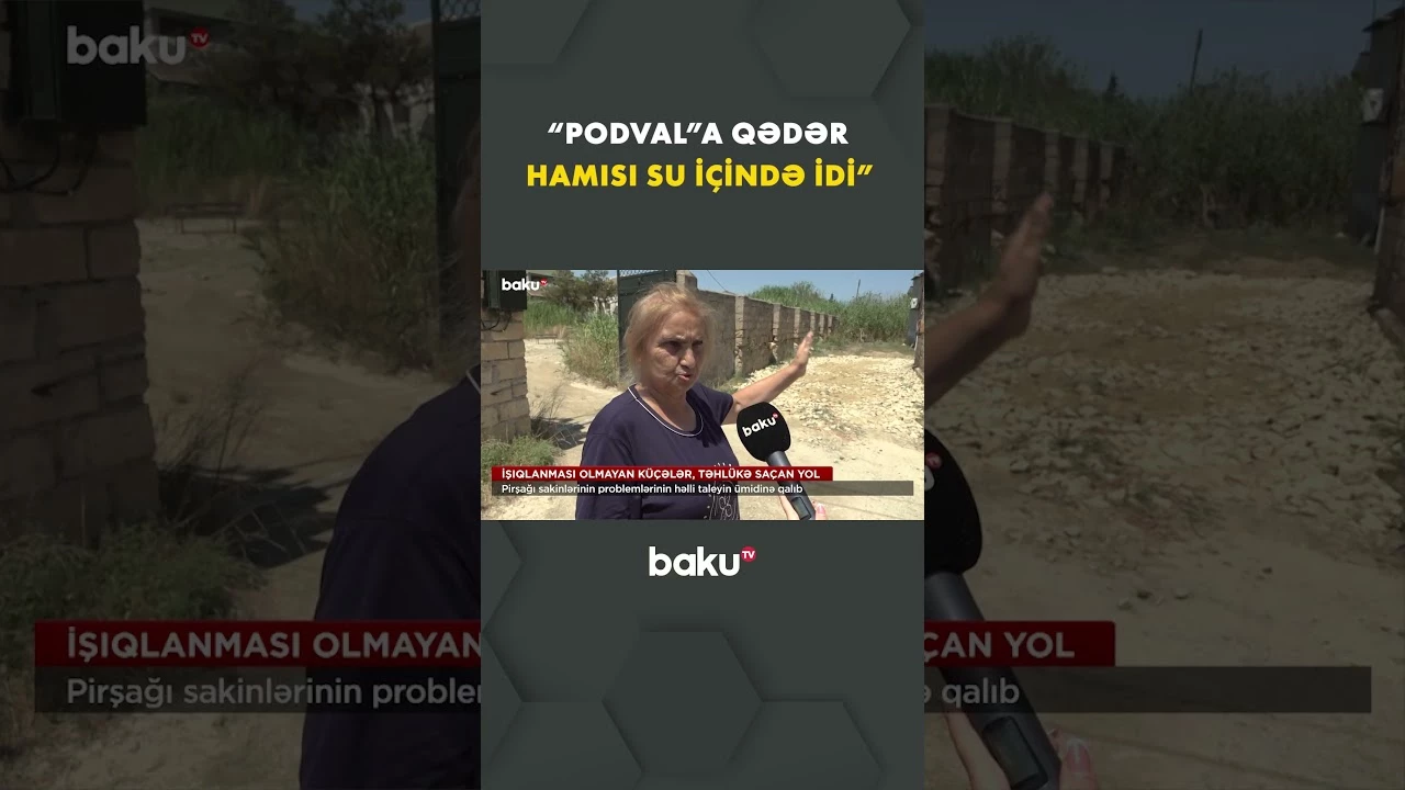 Sabunçuda acınacaqlı vəziyyət - Baku TV