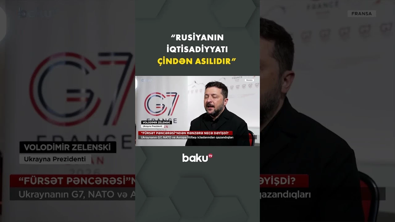 Zelenski Rusiyanın Çin asılılığından danışdı - Baku TV