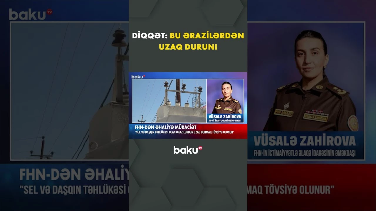 "İldırımdan qorunmaq üçün bunları edin" | FHN əhaliyə xəbərdarlıq etdi - Baku TV