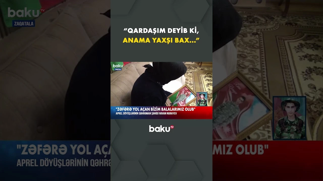 Şəhid bacısı qardaşından danışıb gözyaşı tökdü - Baku TV