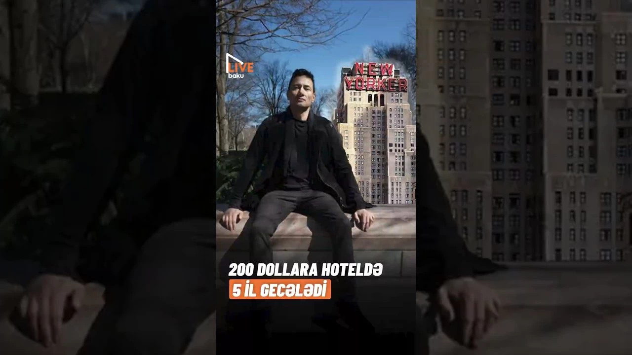 200 dollara hoteldə 5 il gecələdi - Baku TV
