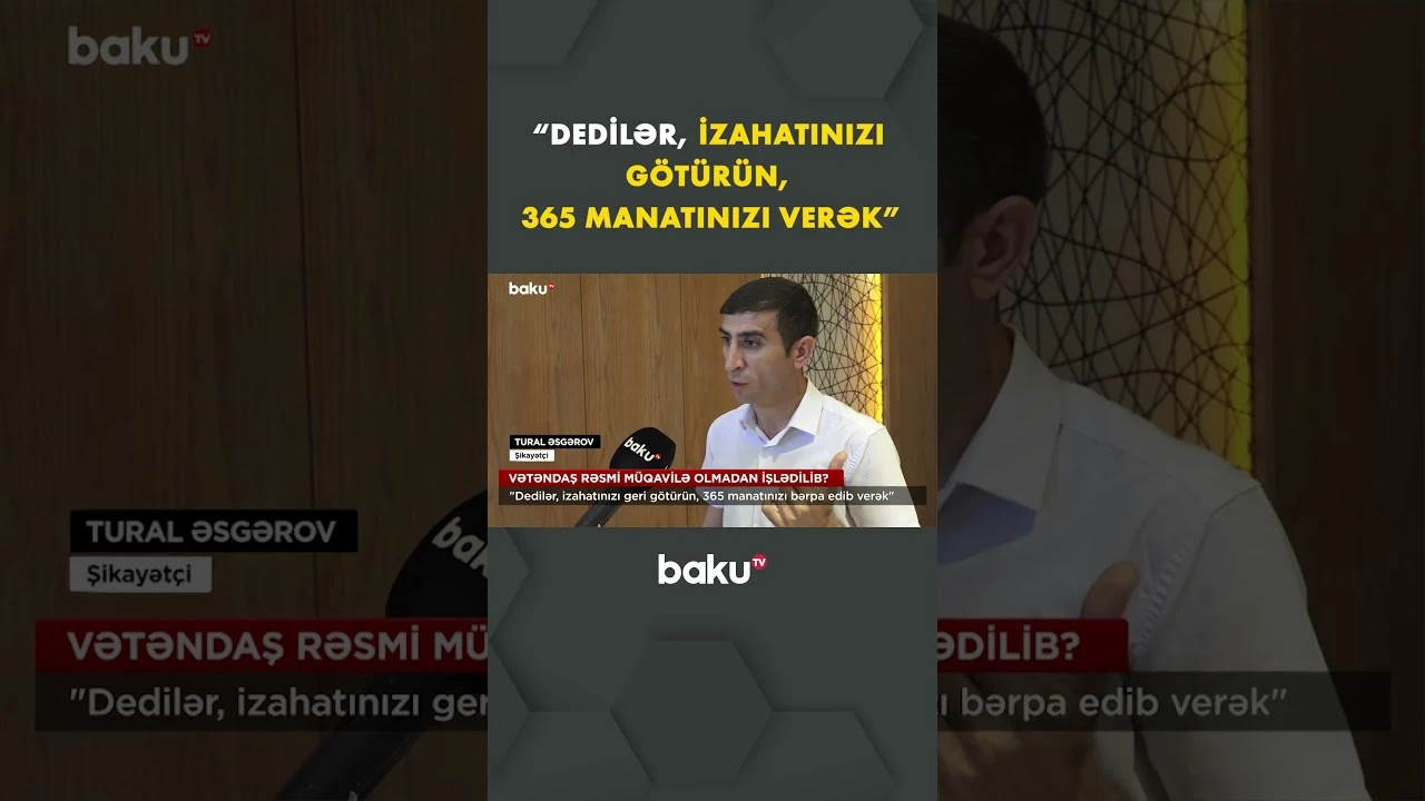 Tanınmış şirkət əməkdaşın başına oyun açdı - Baku TV