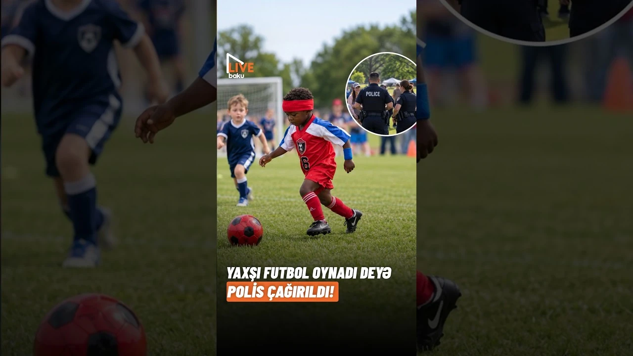 Yaxşı futbol oynadı deyə polis çağırıldı! - Baku TV