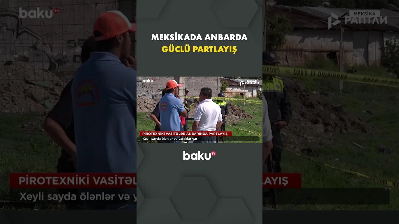 Güclü partlayış nəticəsində xeyli insan həlak oldu - Baku TV