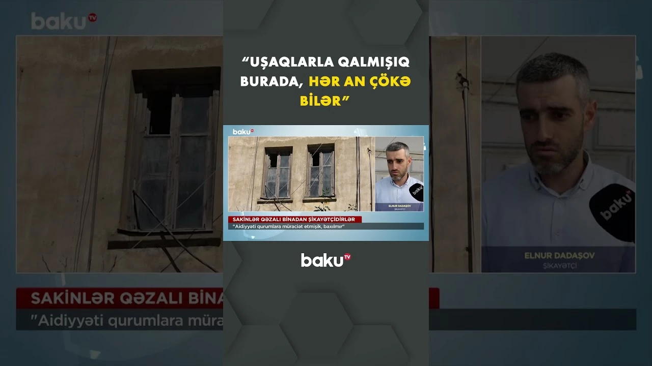Əhali bu təhlükəni yaşamaqdan bezib - Baku TV