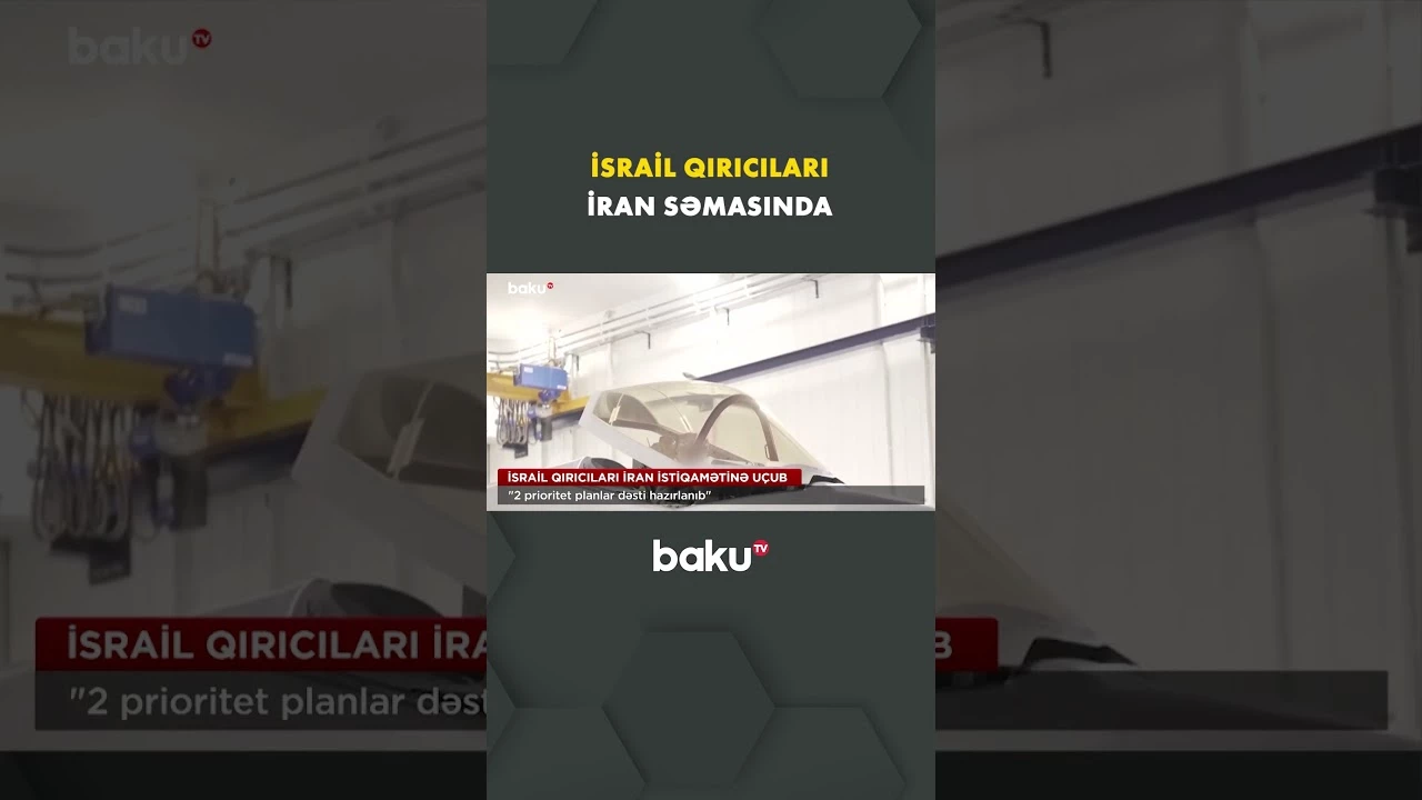 İsrail qırıcılarının İran istiqamətində uçuşu diqqət çəkib - Baku TV