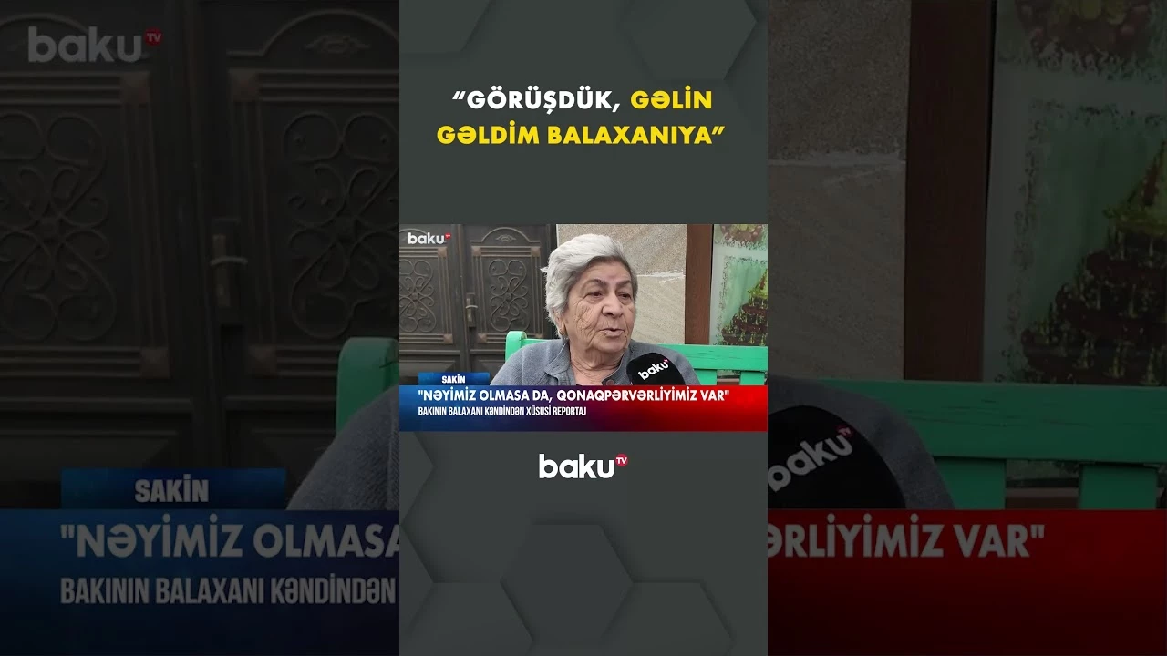 Baku TV Balaxanı kəndində - Baku TV