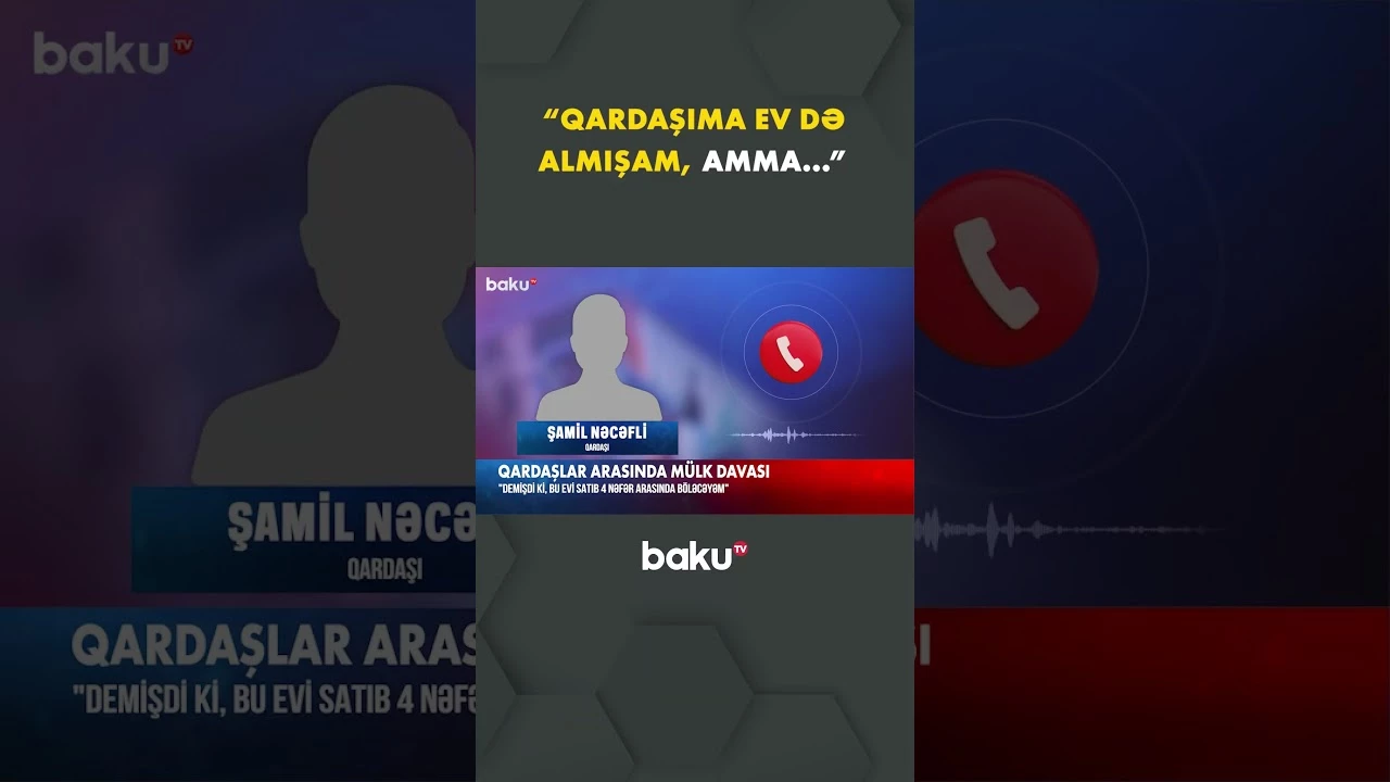 İki qardaş evə görə düşmən oldu - Baku TV