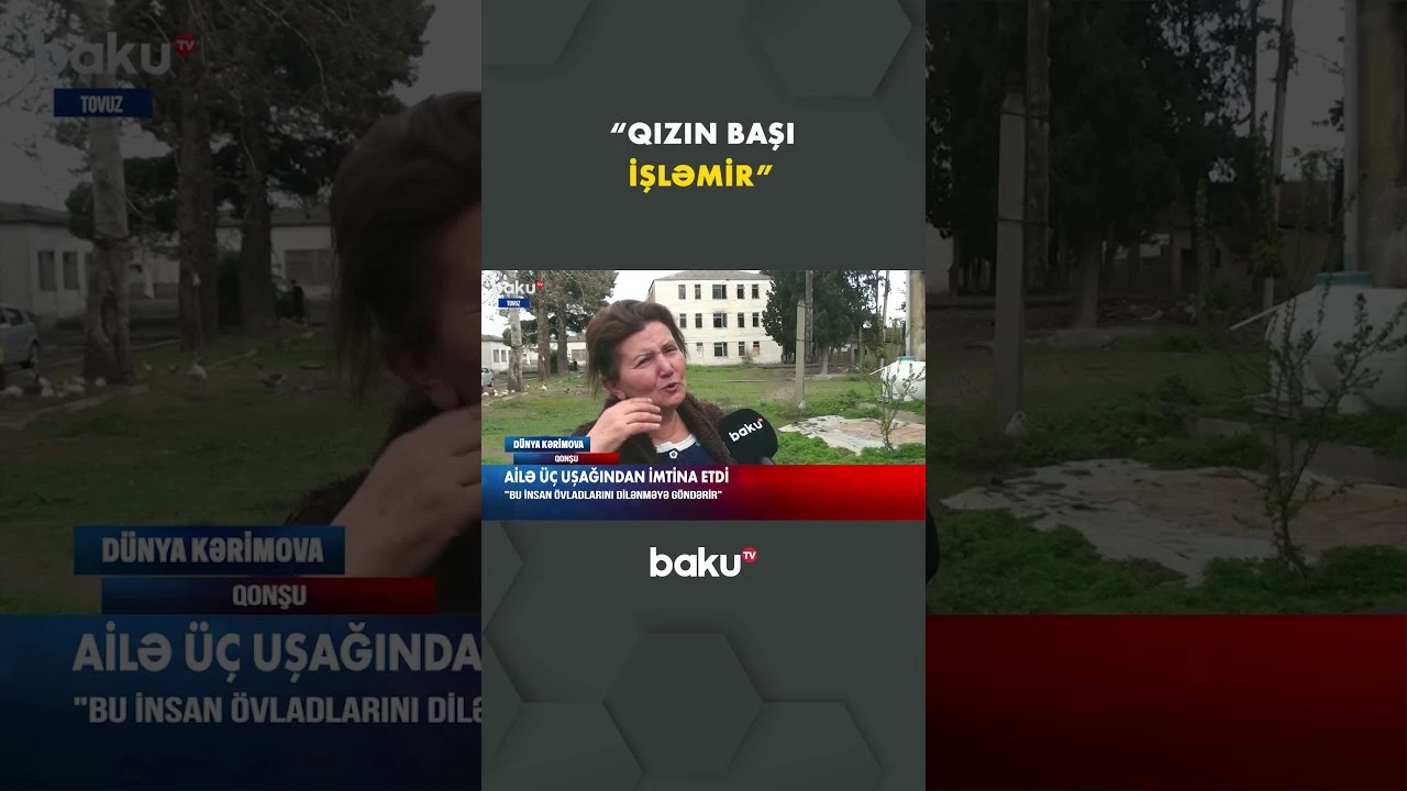 Valideynləri 3 oğlundan imtina etdi - Baku TV