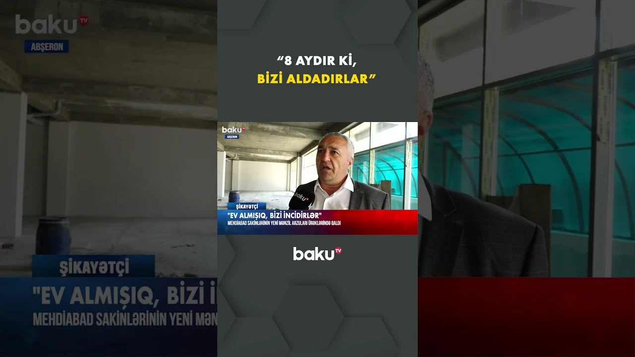 Şirkət sakinləri evsiz qoydu? - Baku TV