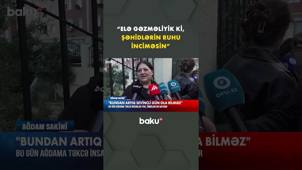 Doğma yurduna qayıdan Ağdam sakini danışdı - Baku TV
