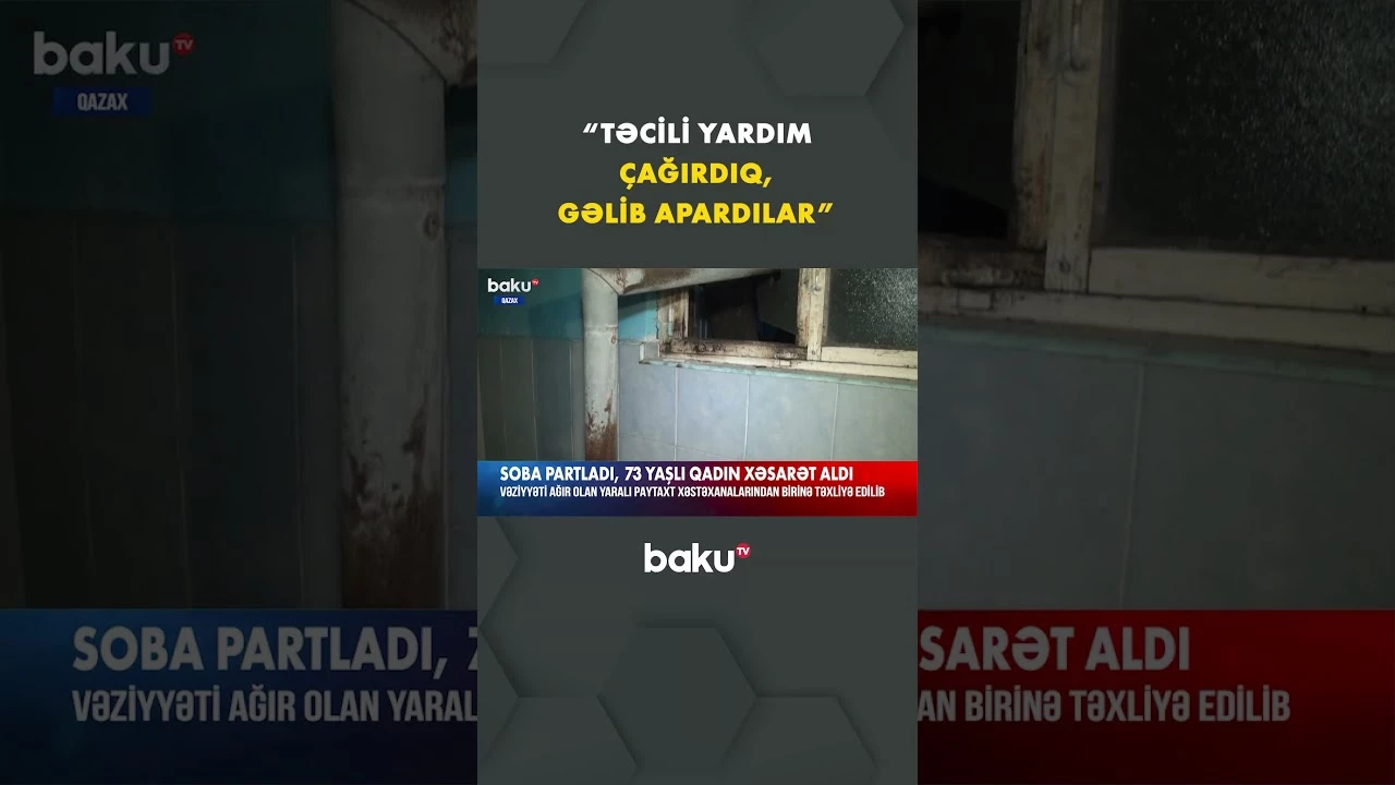 Qazaxda qorxulu hadisə - Baku TV