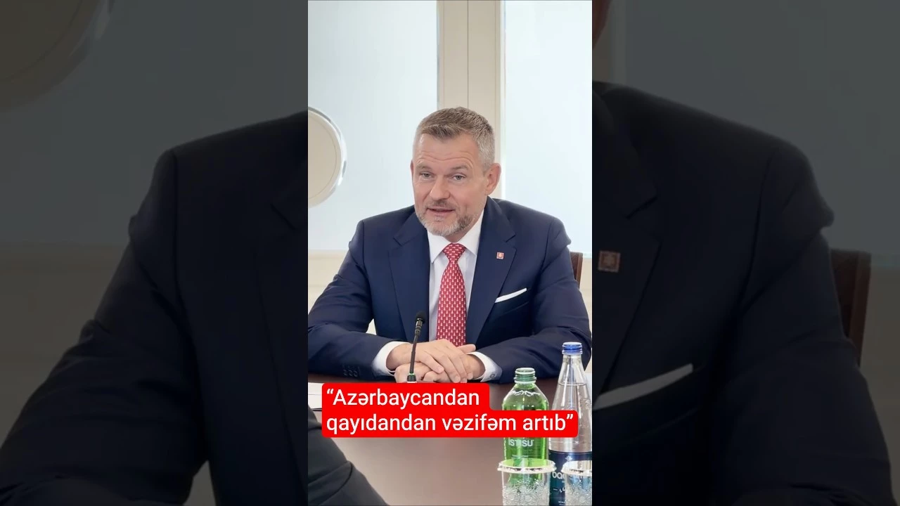 Slovakiya Prezidenti: Hər zaman Azərbaycandan qayıdandan sonra işlərim yaxşı gedib - Baku TV