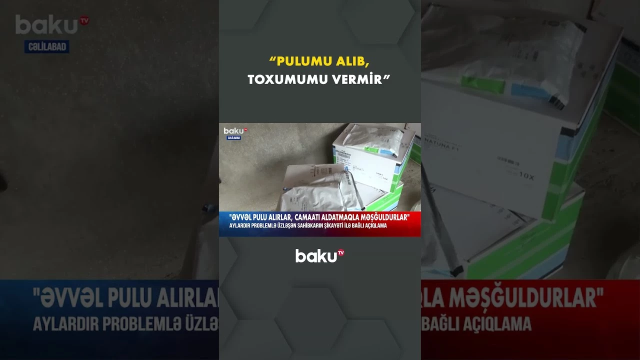 Sahibkar elə boğaza yığıldı ki... - Baku TV