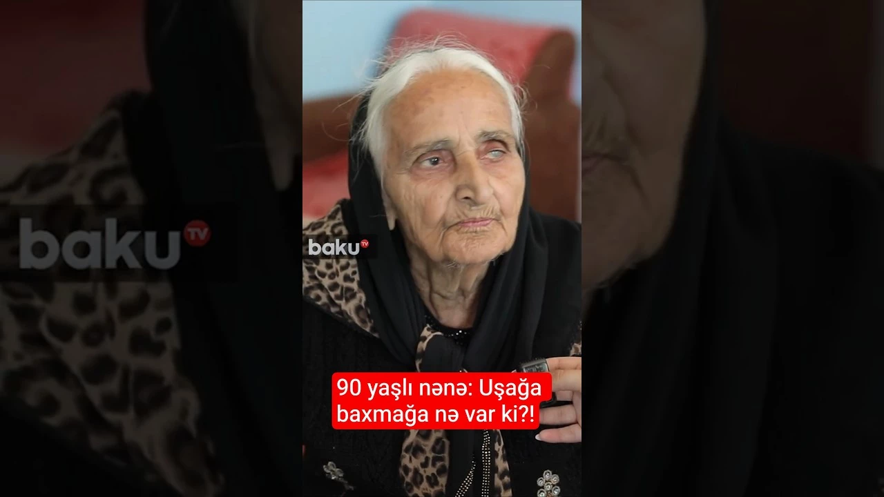 90 yaşlı nənə: Uşağa baxmağa nə var ki?! - Baku TV