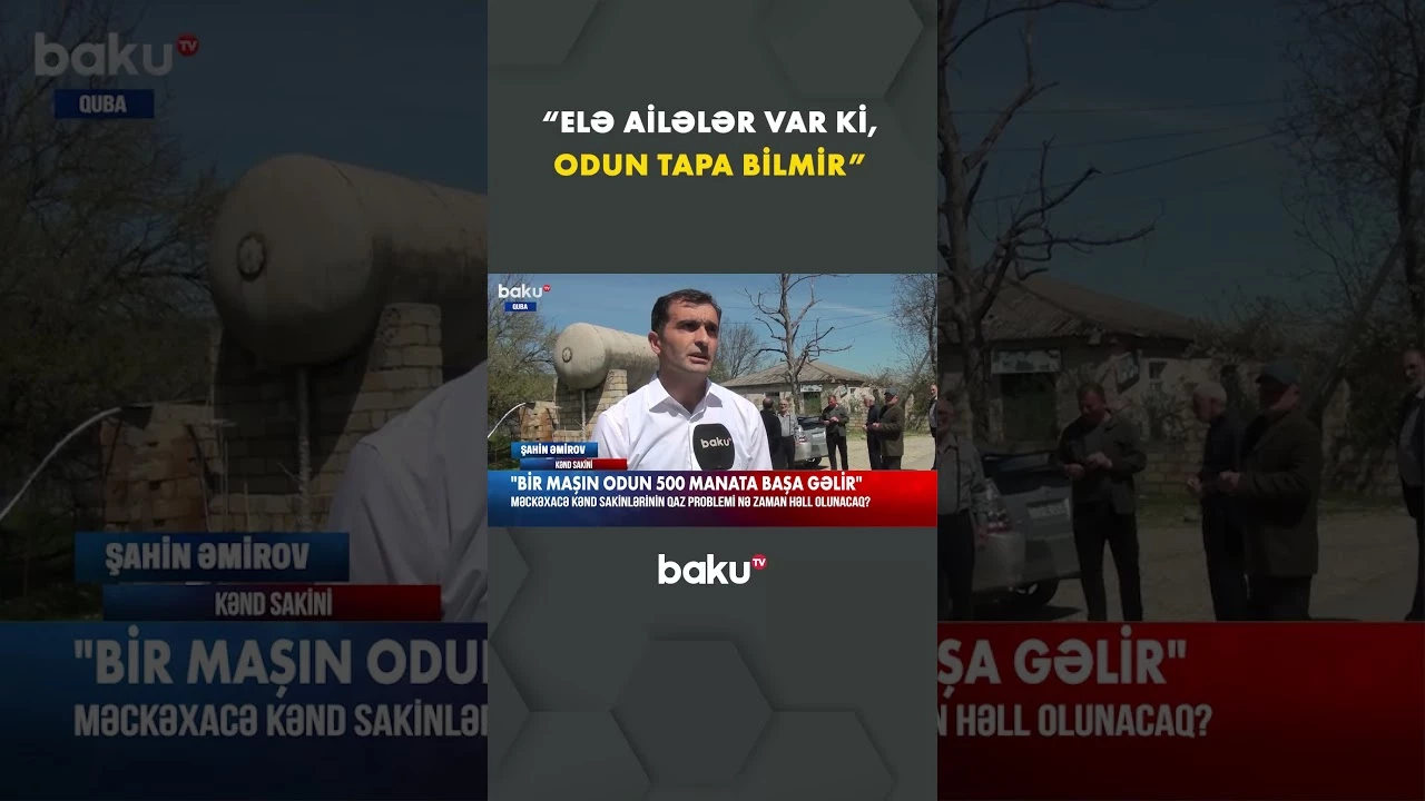 Quba sakinləri istilik üzünə həsrət qaldı - Baku TV