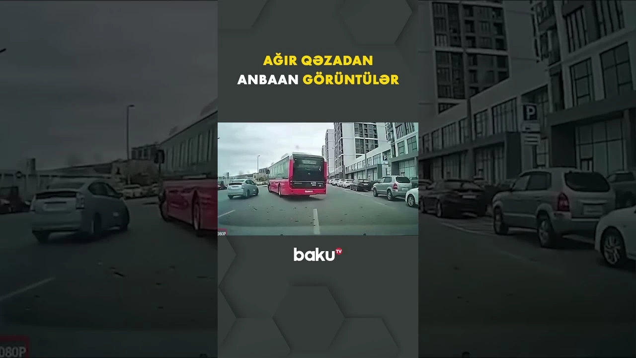 Bakıda ağır qəza baş verdi - Baku TV