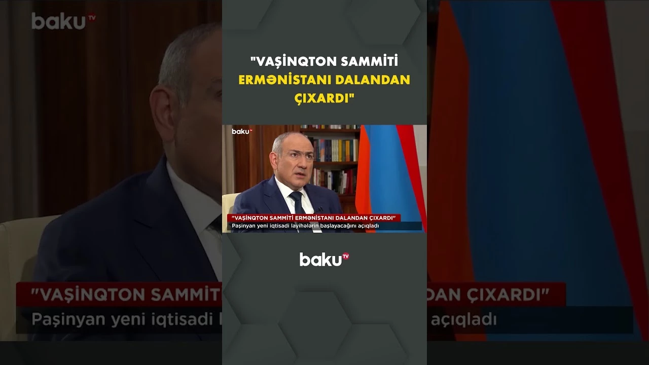 Paşinyan yeni iqtisadi layihələrin və TRIPP-in praktiki icrasına başlanacağını açıqlayıb - Baku TV