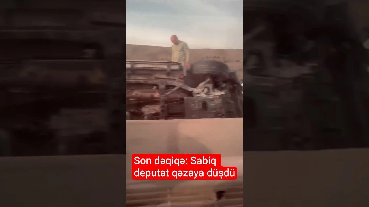 Sabiq deputat Əflatun Amaşov qəzaya düşüb - Baku TV