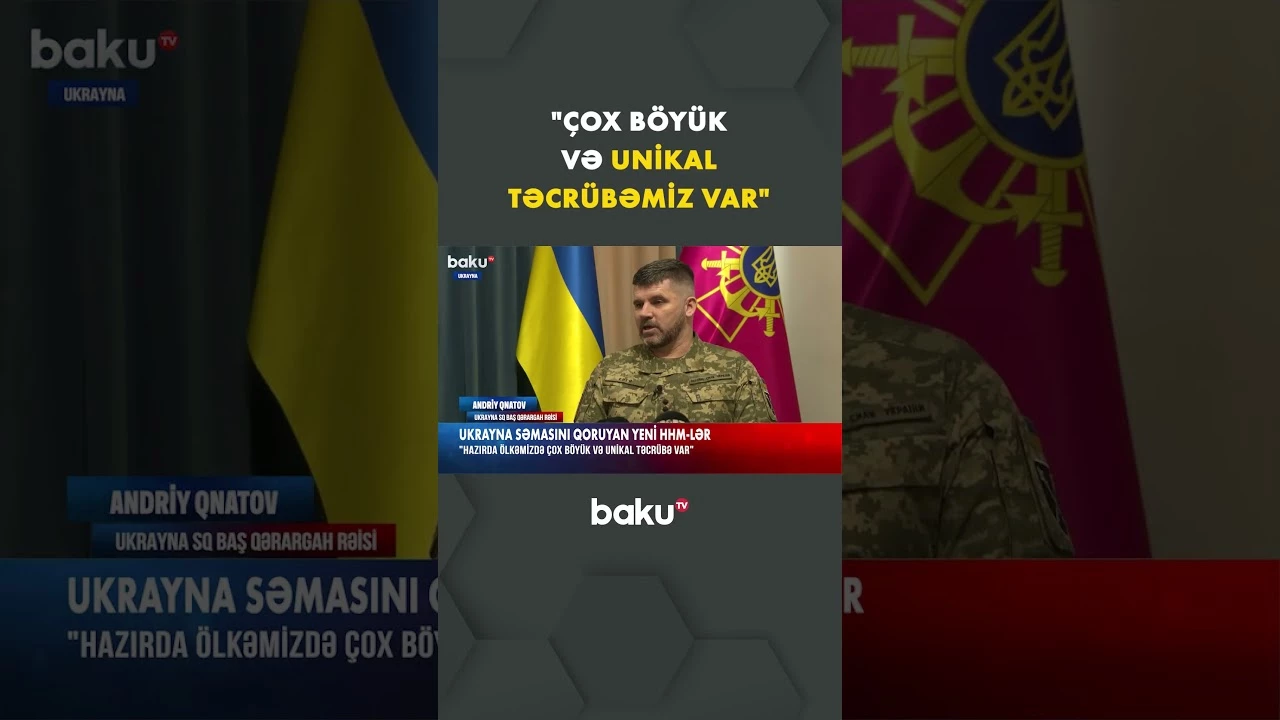 Ukrayna səmasını qoruyan yeni HHM-lər | Baku TV