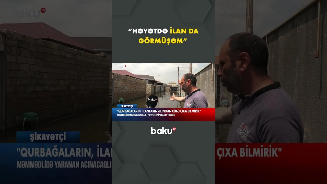 Məmmədlidə acınacaqlı mənzərə davam edir - Baku TV