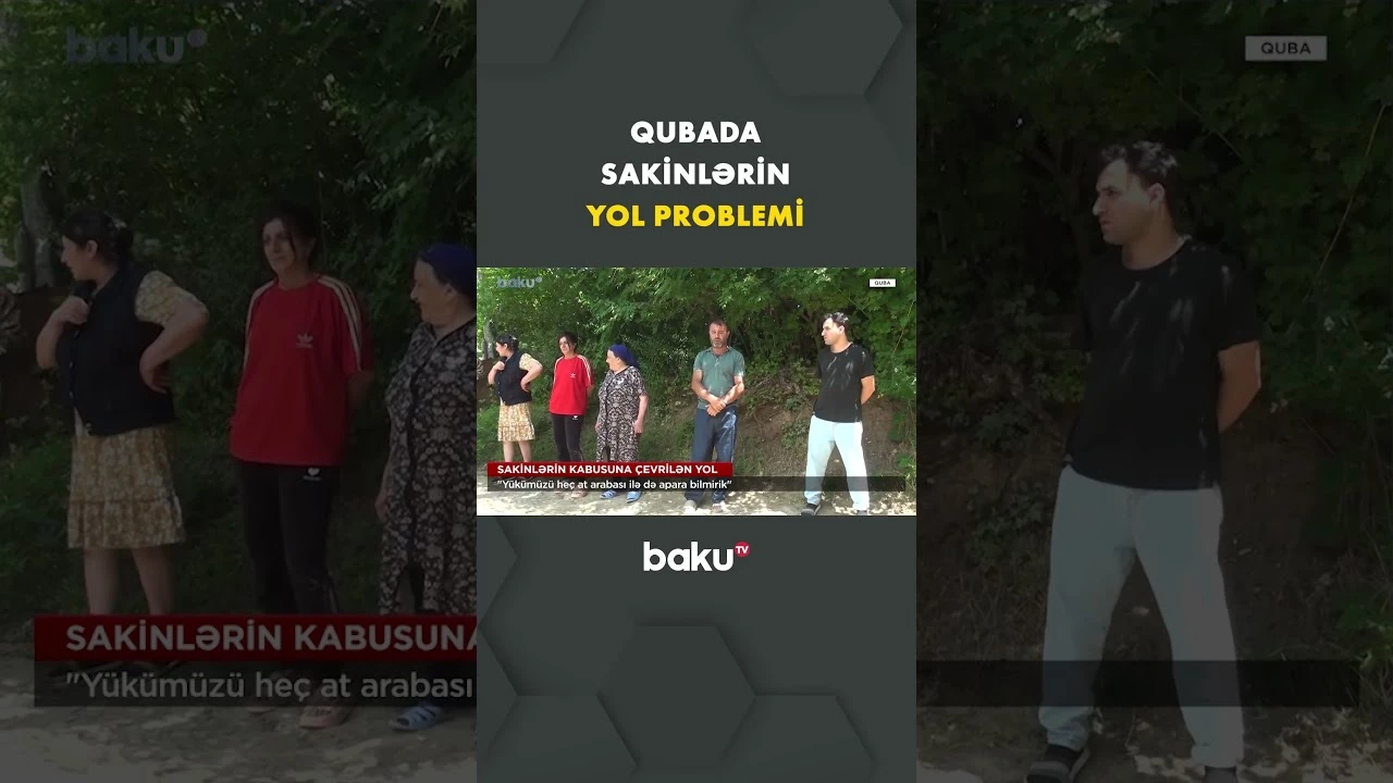 Kənddə yol problemi illərdir həll olunmur - Baku TV