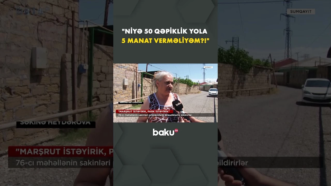 "21 ildir marşrut görməmişəm” | Əhali pərişan halda | “85 yaşım var, oraya necə çıxım?!” - Baku TV