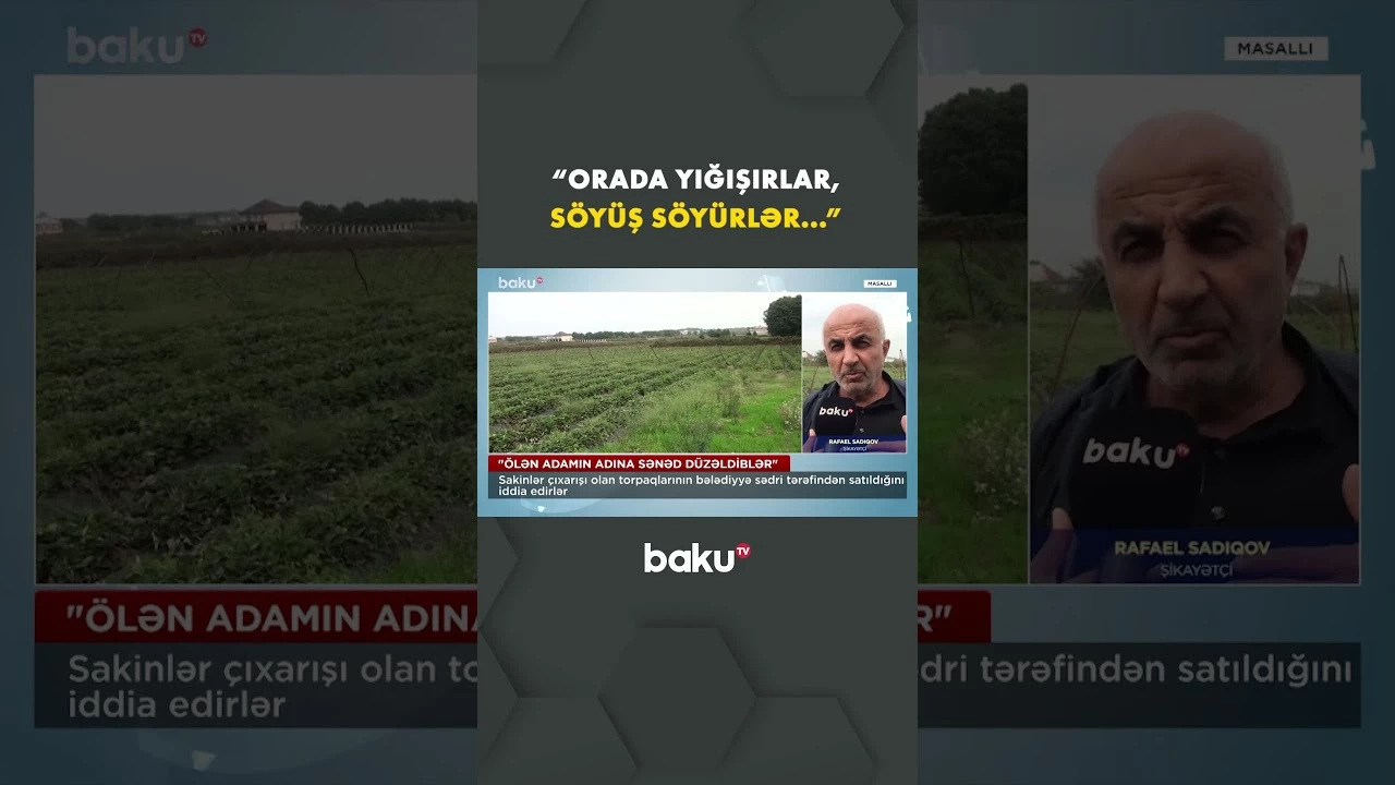 Çıxarışlı torpaqları necə satdılar? - Baku TV