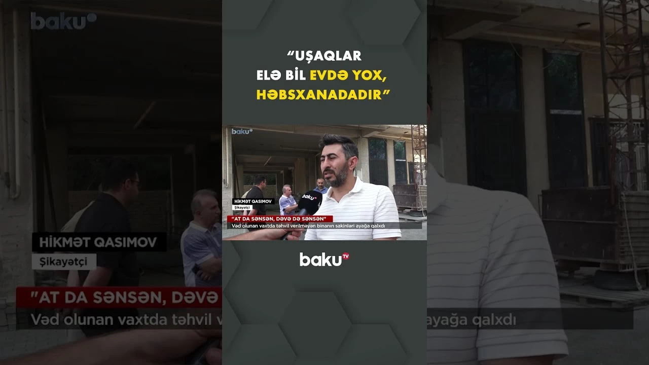 Sakindən dəhşətə gətirən açıqlama - Baku TV